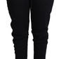 Dolce & Gabbana Black Polyester Neoprene Jogger Trouser Pants