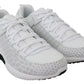 Plein Sport White Polyester Adrian Sneakers Shoes