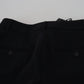 Dolce & Gabbana Black High Waist Women Pants