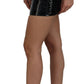 Dolce & Gabbana Shiny Black High Waist A-line Mini Skirt