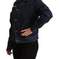 Master Coat Dark Blue Button Down Long Sleeves Denim Jacket