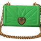 Dolce & Gabbana Green Leather Devotion Cardholder IPHONE 11 PRO Wallet