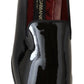Dolce & Gabbana Black Patent Slipper Loafers Slipon Shoes