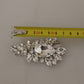 Dolce & Gabbana White Large Baroque Crystal Women Brooch