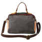 EBARRITO Multicolor Leather Shoulder Strap Top Handle Messenger Bag