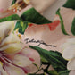 Dolce & Gabbana Pink Silk Floral Stretch Shift Wrap Dress
