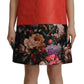 Dolce & Gabbana Multicolor Jacquard Shift Polyester Dress