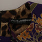 Dolce & Gabbana Multicolor Jacquard Shift Polyester Dress