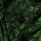 Dolce & Gabbana Green, black Coat Jacket Four Leaf Clover Print Organza Trench Dress