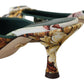 Dolce & Gabbana Multicolor Crystal Embellishment Slip On Sandals
