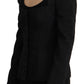 Dolce & Gabbana Black Slim Fit Long Sleeves Snap Jacket