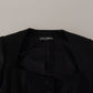 Dolce & Gabbana Black Slim Fit Long Sleeves Snap Jacket