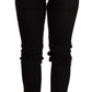Acht Black Low Waist Skinny Denim Trouser