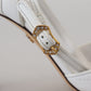 Dolce & Gabbana White Devotion Embellished Sandals Shoes