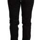 Acht Black Low Waist Skinny Denim Jeans Trouser
