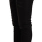Acht Black Low Waist Skinny Denim Trouser