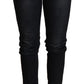 Acht Blue Washed Low Waist Skinny Denim Trouser