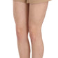 Costume National Shorts Beige Cotton Mid Waist Mini Short