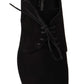 Dolce & Gabbana Black Leather Mens Formal Dress Derby Shoes