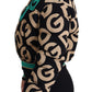 Dolce & Gabbana Multicolor DG Logo Print Quilted Bomber Jacket