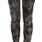 Just Cavalli Black Gray Faded Low Waist Skinny Denim Trousers Jeans