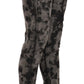 Just Cavalli Black Gray Faded Low Waist Skinny Denim Trousers Jeans