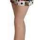 Dolce & Gabbana Multicolor High Waist Hot Pants Shorts