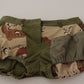 Dolce & Gabbana Green High Waist Hot Pants Cotton Army Shorts