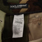 Dolce & Gabbana Green High Waist Hot Pants Cotton Army Shorts