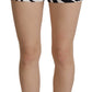 Dolce & Gabbana Black White Cotton Stretch Hot Pants Shorts