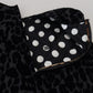 Dolce & Gabbana Black Leopard Shift Mini Polyester Dress