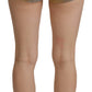 Dolce & Gabbana Gold Cotton Blend Glittered Hot Shorts