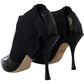 Dolce & Gabbana Black Socks Stiletto Heels Booties Shoes