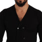 Dolce & Gabbana Black Cashmere Button Down Cardigan Sweater