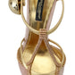 Dolce & Gabbana Pink Crystal T-strap Heels Pumps Shoes