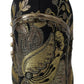 Dolce & Gabbana Gold Crystal Square Toe Brocade Pumps Shoes