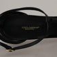 Dolce & Gabbana Black Stiletto High Heels Sandals Shoes