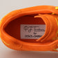 Dolce & Gabbana Orange Leather P.j. Tucker Sneakers Shoes