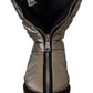 Dolce & Gabbana Silver Padded Mid Calf Winter Shoes  Boots