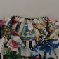 Dolce & Gabbana Multicolor Maxi Kaftan Patchwork Poplin Floral Dress