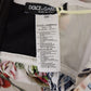 Dolce & Gabbana Multicolor Pachwork Poplin Floral A-Line Mini Flared Dress