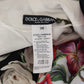 Dolce & Gabbana Multicolor Floral Sheath Midi Silk Dress