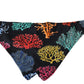 Dolce & Gabbana Black Coral Print Swimwear Beachwear Bikini Bottom