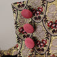 Dolce & Gabbana Brown Leopard Gold Jacquard High Waist Pants
