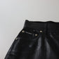 Dolce & Gabbana Black Washed High Waist Skinny Denim Pants
