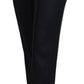 Dolce & Gabbana Black Straight Fit Cotton Pants