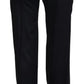 Dolce & Gabbana Black Straight Fit Cotton Pants