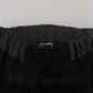 Dolce & Gabbana Black Straight Fit Cotton Pants