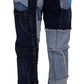 Dolce & Gabbana Multicolor Patchwork High Waist Denim Jeans