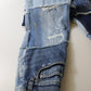 Dolce & Gabbana Multicolor Patchwork High Waist Denim Jeans